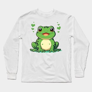 Cute cartoon Frog Long Sleeve T-Shirt